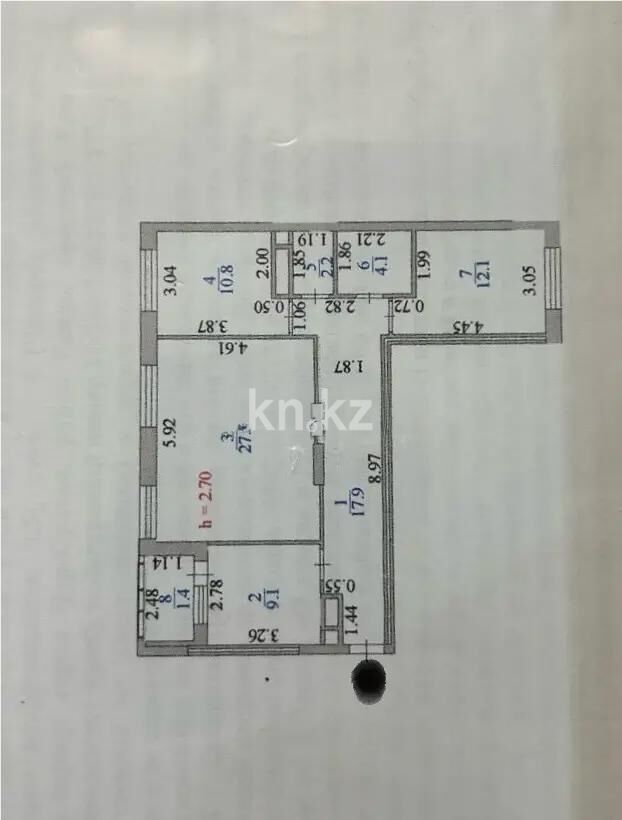 Продажа 3-комнатной квартиры, 87 м² - Продажа трехкомнатных квартир от собственников в Казахстане - страница 20 фото 8 из 8