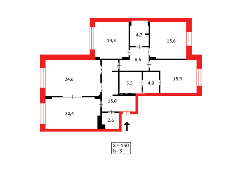 Продажа 4-комнатной квартиры, 130 м² - Продажа квартир в блочном доме в Астане - страница 160 фото 36 из 36