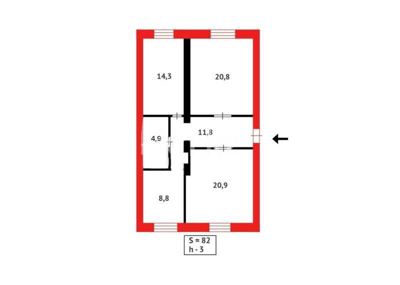 Продажа 3-комнатной квартиры, 81.5 м² - Продажа квартир в кирпичном доме в Казахстане - страница 365 фото 17 из 17