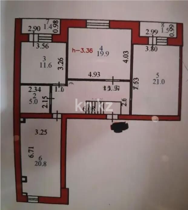 Продажа 3-комнатной квартиры, 97 м² - Продажа квартир в Казахстане - страница 31 фото 6 из 6
