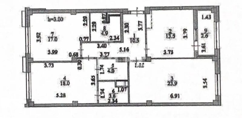 Продажа 3-комнатной квартиры, 98 м² - Продажа квартир в монолитно-каркасном доме в Астане - страница 122 фото 8 из 8