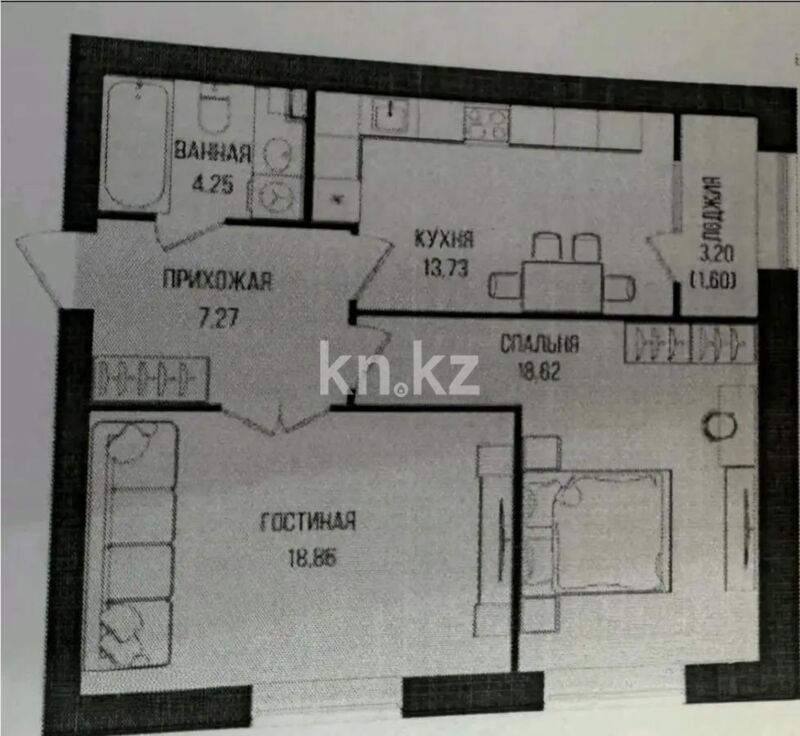 Продажа 2-комнатной квартиры, 64 м² - Продажа двухкомнатных квартир в р-не Сарыарка Астаны - страница 23 фото 4 из 4