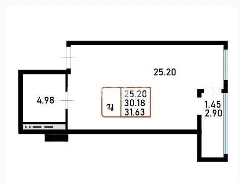Продажа 1-комнатной квартиры, 32 м² - Продажа квартир от собственников в Астане - страница 6 фото 1 из 1