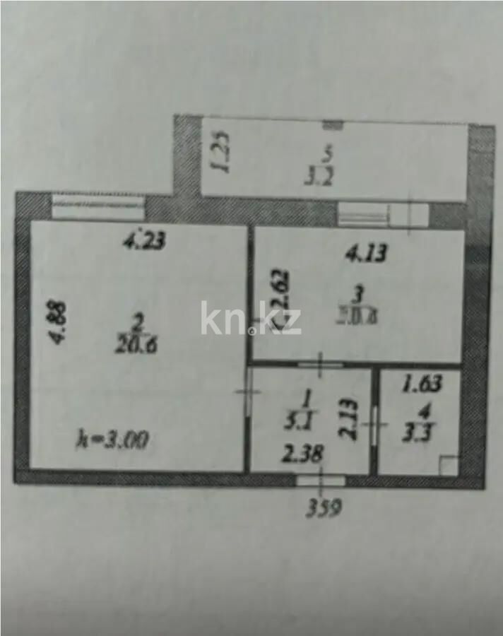 Продажа 1-комнатной квартиры, 43 м² - Продажа однокомнатных квартир в р-не Есиль Астаны - страница 28 фото 1 из 1