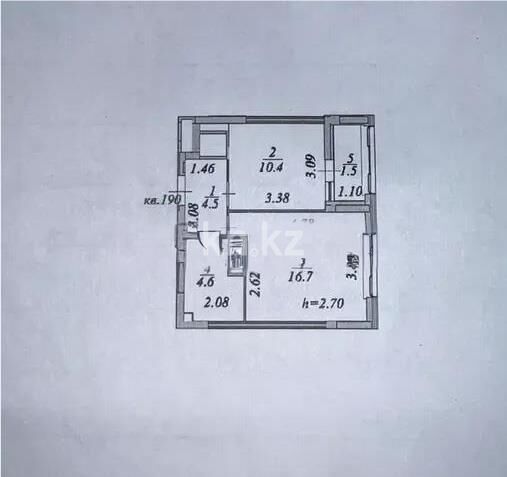 Продажа 1-комнатной квартиры, 40 м² - Продажа однокомнатных квартир в р-не Есиль Астаны - страница 23 фото 4 из 4