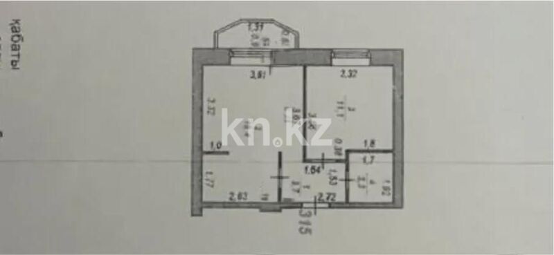 Продажа 2-комнатной квартиры, 37.4 м² - Продажа двухкомнатных квартир в р-не Алматы Астаны - страница 6 фото 7 из 7
