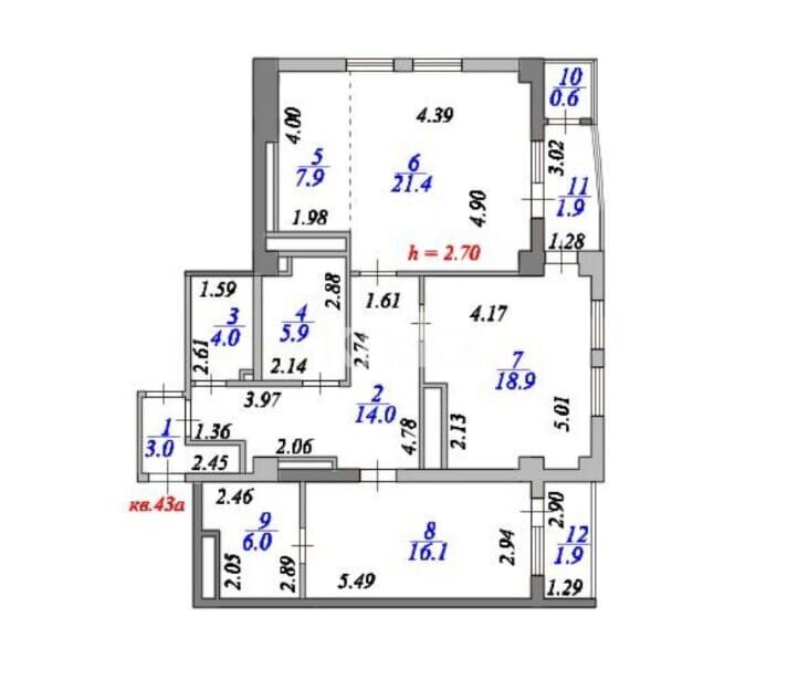 Продажа 3-комнатной квартиры, 100 м² - Продажа трехкомнатных квартир в монолитном доме в Астане фото 13 из 13