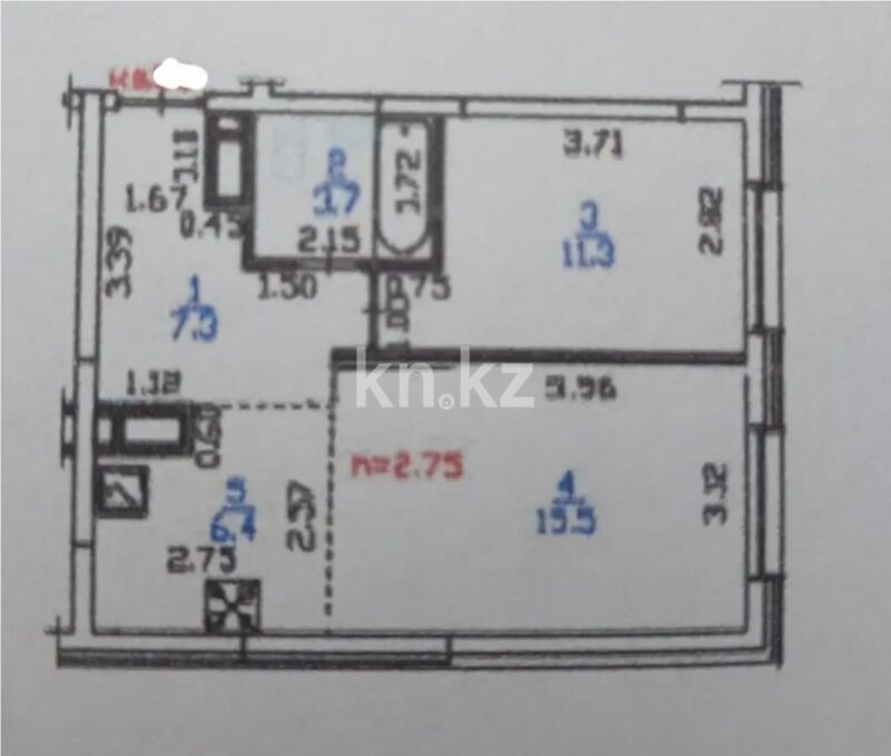 Продажа 2-комнатной квартиры, 44 м² - Продажа квартир в Медеуском р-не Алматы фото 3 из 3