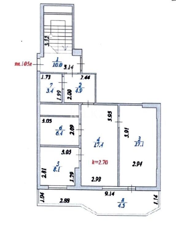 Продажа 2-комнатной квартиры, 66 м² - Продажа двухкомнатных квартир в Астане - страница 91 фото 15 из 15