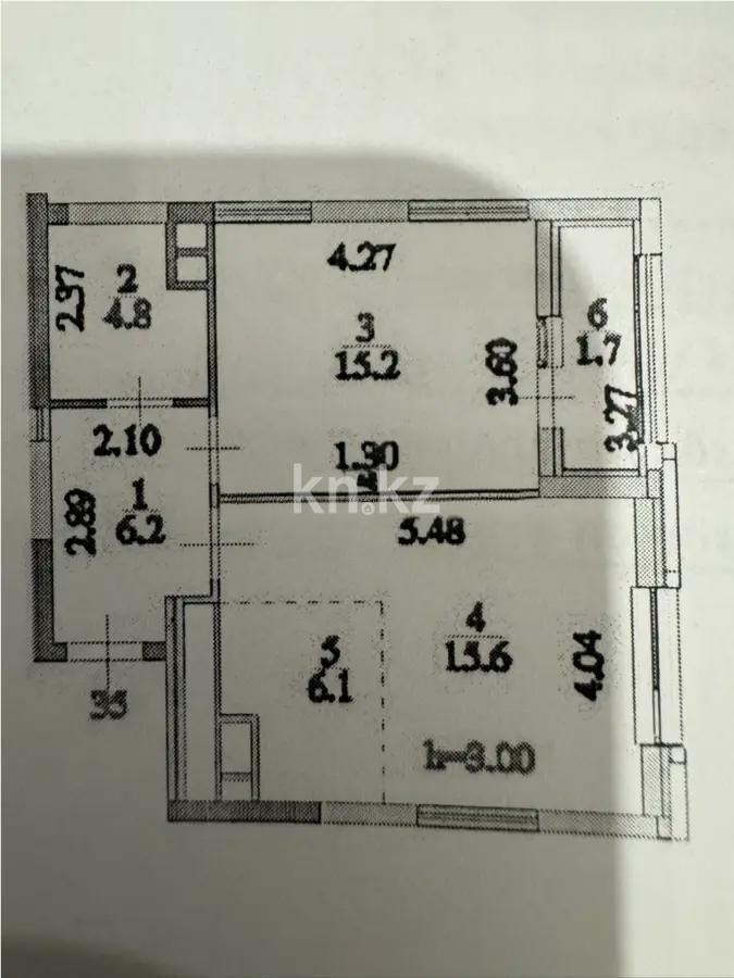 Продажа 2-комнатной квартиры, 50 м² - Продажа двухкомнатных квартир в Казахстане - страница 3 фото 1 из 1