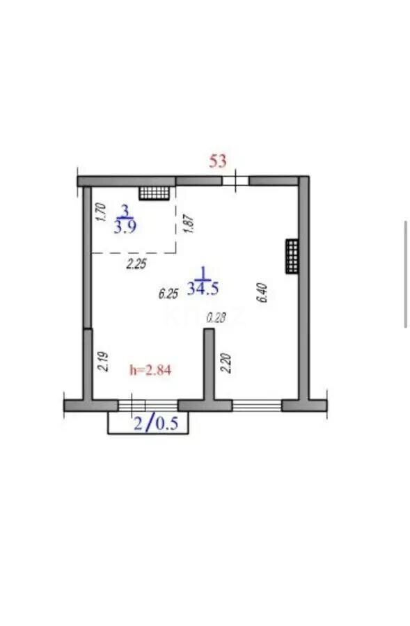 Продажа 1-комнатной квартиры, 38.9 м² - Продажа недвижимости в Казахстане - страница 28 фото 1 из 1