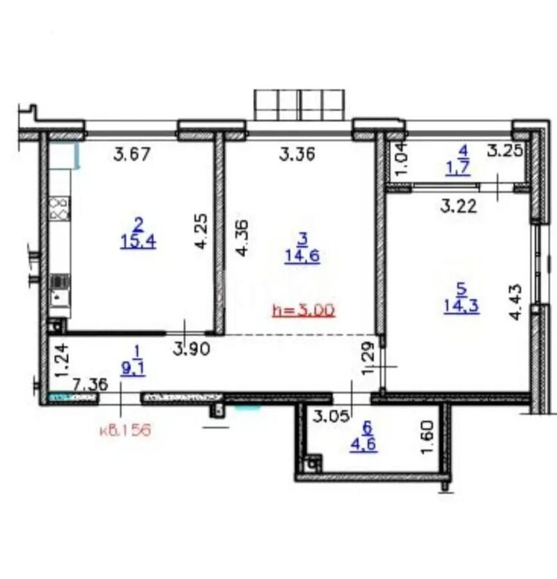 Продажа 2-комнатной квартиры, 60 м² - Продажа квартир в новостройках Алматы - страница 43 фото 1 из 1