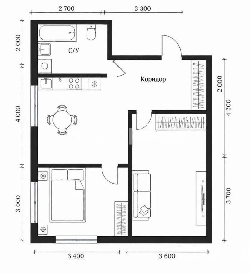 Продажа 2-комнатной квартиры, 46 м² - Продажа квартир от собственников в Алматы - страница 21 фото 4 из 4