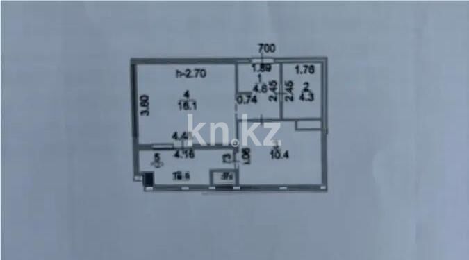 Продажа 1-комнатной квартиры, 37.8 м² - Продажа однокомнатных квартир в р-не Сарыарка Астаны - страница 15 фото 1 из 1