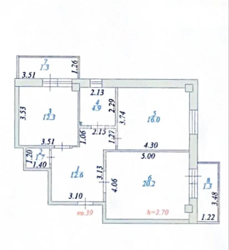 Продажа 2-комнатной квартиры, 70.3 м² - Продажа квартир в монолитно-каркасном доме в Астане - страница 131 фото 1 из 1