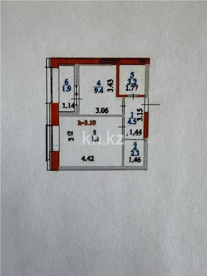 Продажа 1-комнатной квартиры, 37 м² - Продажа однокомнатных квартир в р-не Нура Астаны - страница 15 фото 1 из 1
