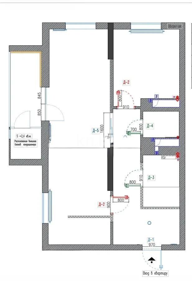 Продажа 2-комнатной квартиры, 70.3 м² - Продажа квартир в Казахстане - страница 81 фото 1 из 1