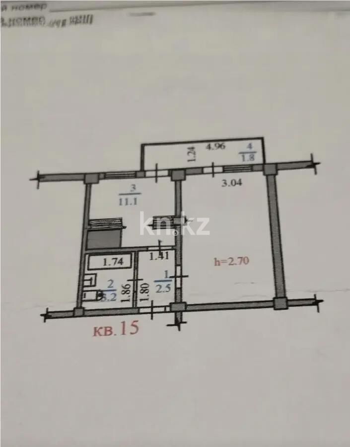 Продажа 1-комнатной квартиры, 31 м² - Продажа однокомнатных квартир в Алатауском р-не Алматы - страница 23 фото 5 из 5