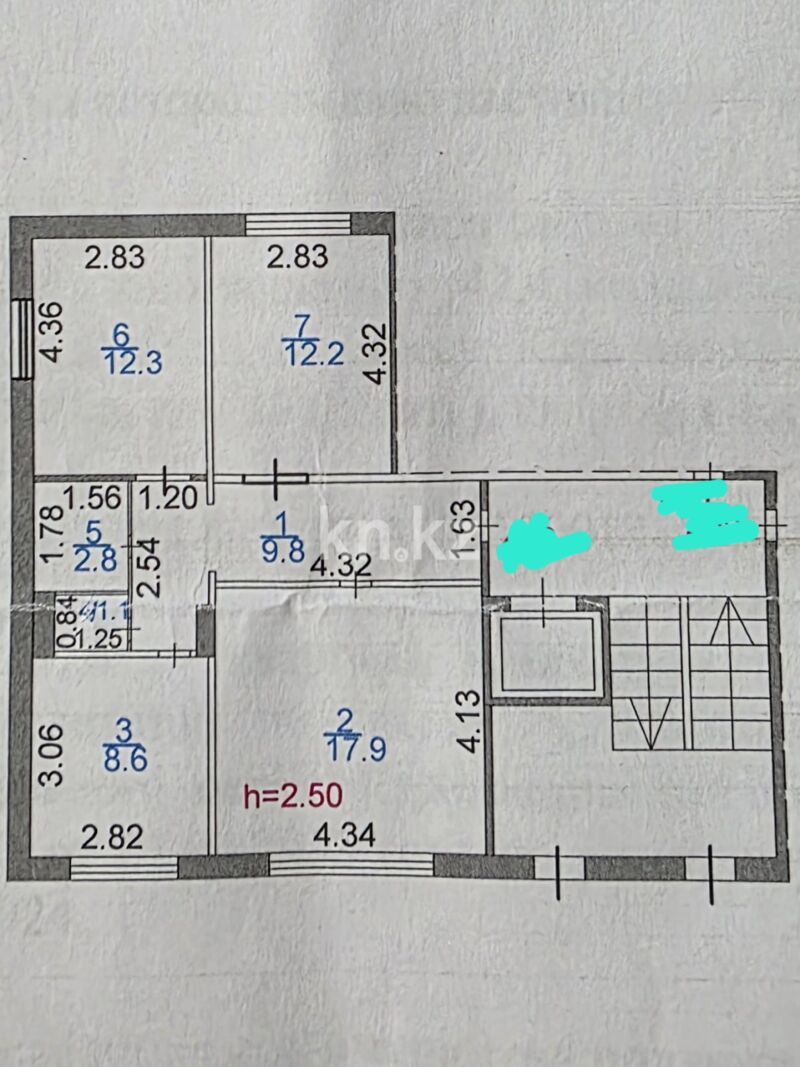 Продажа 3-комнатной квартиры, 64.7 м² - Продажа трехкомнатных квартир в Караганде - страница 46 фото 11 из 11