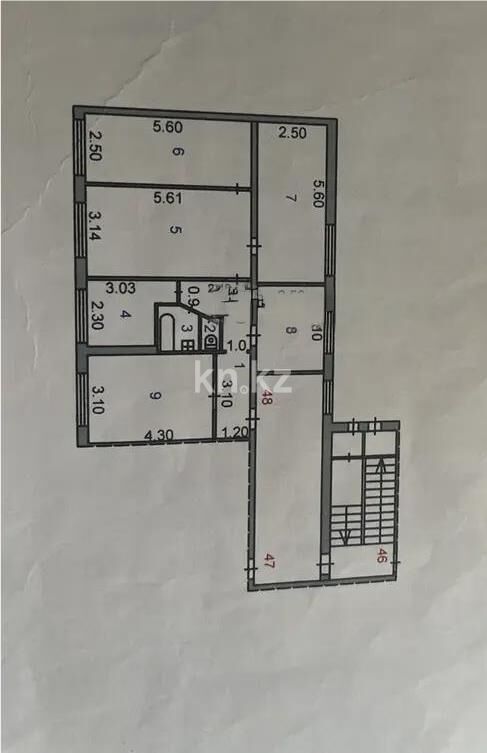 Продажа 5-комнатной квартиры, 83 м² - Продажа квартир в панельном доме в Караганде - страница 61 фото 1 из 1