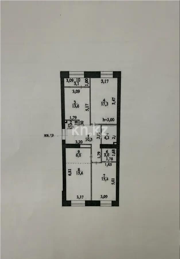 Продажа 4-комнатной квартиры, 90.7 м² - Продажа четырехкомнатных квартир в кирпичном доме в Казахстане - страница 22 фото 8 из 8
