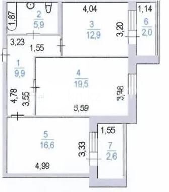 Продажа 2-комнатной квартиры, 69.4 м² - Продажа двухкомнатных квартир в р-не Алматы Астаны - страница 15 фото 10 из 10