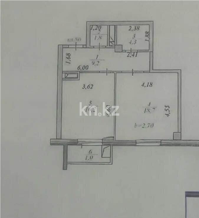 Продажа 1-комнатной квартиры, 52 м² - Продажа однокомнатных квартир в блочном доме в Астане - страница 26 фото 6 из 6