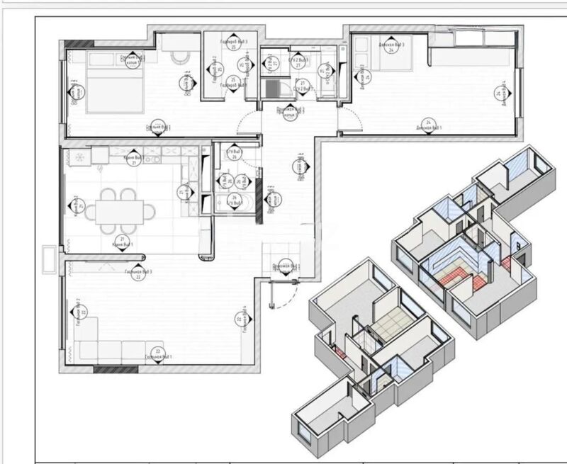 Продажа 3-комнатной квартиры, 99 м² - Продажа трехкомнатных квартир в блочном доме в Казахстане - страница 35 фото 1 из 1
