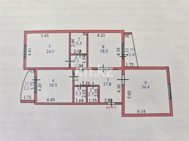 Продажа 3-комнатной квартиры, 133 м² - Продажа трехкомнатных квартир в кирпичном доме в Казахстане - страница 44 фото 5 из 5