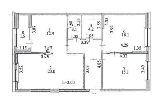 Продажа 3-комнатной квартиры, 88.5 м² - Продажа трехкомнатных квартир в блочном доме в Казахстане - страница 32 фото 8 из 8