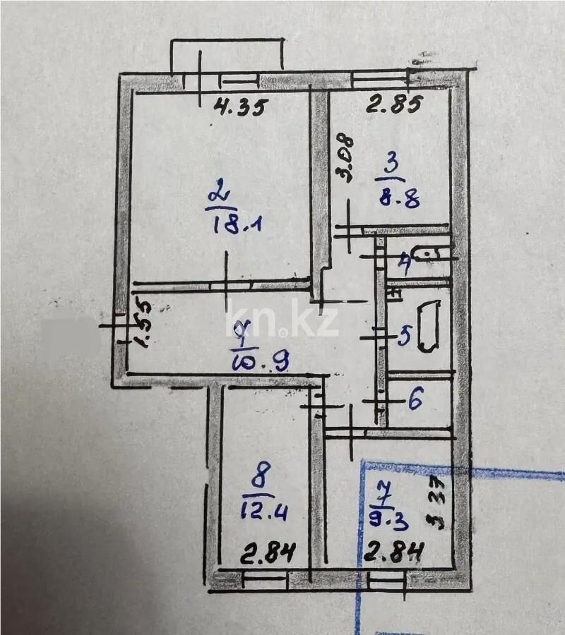 Продажа 3-комнатной квартиры, 68 м² - Продажа квартир от собственников в Астане - страница 48 фото 3 из 3