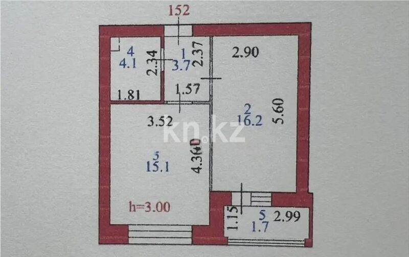 Продажа 2-комнатной квартиры, 41 м² - Продажа двухкомнатных квартир в р-не Сарыарка Астаны - страница 11 фото 6 из 6