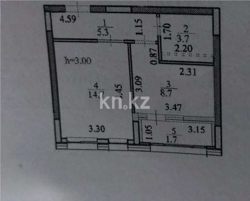Продажа 1-комнатной квартиры, 34 м² - Продажа однокомнатных квартир в р-не Сарайшык Астаны - страница 9 фото 4 из 4