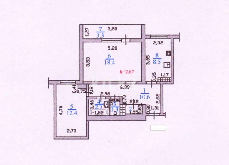 Продажа 2-комнатной квартиры, 58.5 м² - Продажа двухкомнатных квартир в монолитном доме в Казахстане фото 21 из 21