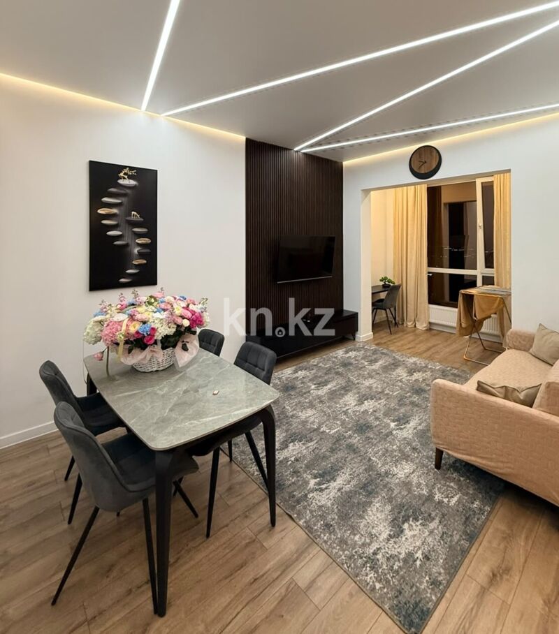 Аренда 2-комнатной квартиры посуточно, 52 м² - Аренда двухкомнатных квартир посуточно в Алматы фото 22 из 24