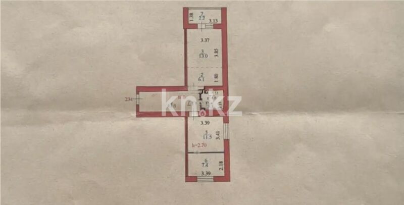 Продажа 2-комнатной квартиры, 54 м² - Продажа двухкомнатных квартир в р-не Нура Астаны - страница 43 фото 8 из 8