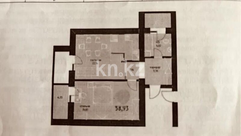 Продажа 2-комнатной квартиры, 58.93 м² - Продажа двухкомнатных квартир в р-не Сарайшык Астаны - страница 15 фото 1 из 1