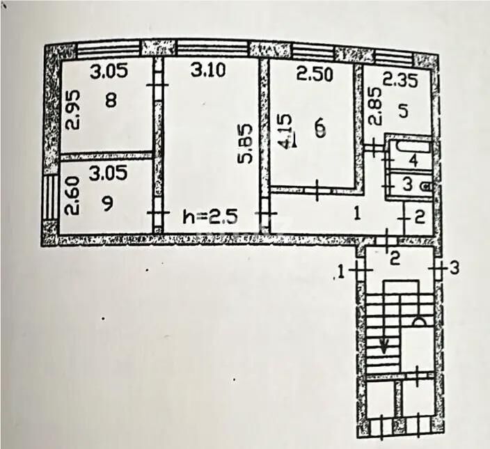 Продажа 4-комнатной квартиры, 61 м² - Продажа четырехкомнатных квартир в панельном доме в Абае фото 1 из 1