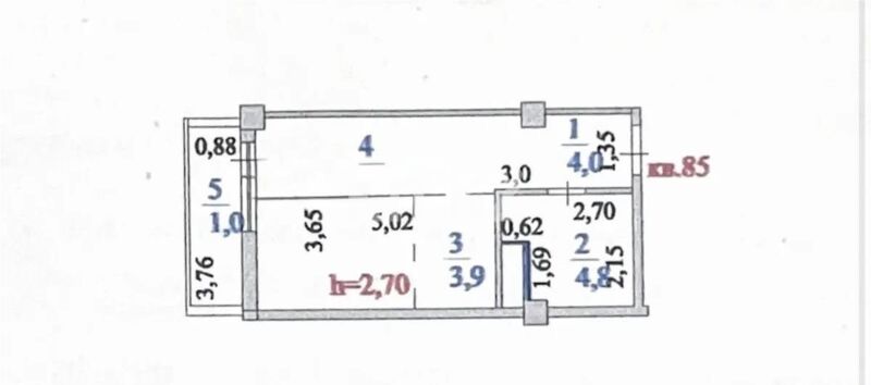 Продажа 1-комнатной квартиры, 28.1 м² - Продажа квартир в Казахстане - страница 15 фото 1 из 1