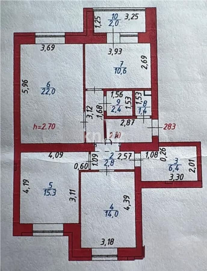 Продажа 3-комнатной квартиры, 85 м² - Продажа трехкомнатных квартир в кирпичном доме в Казахстане - страница 78 фото 8 из 8