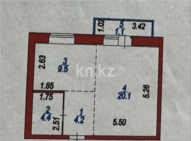 Продажа 1-комнатной квартиры, 39 м² - Продажа квартир от собственников в Астане - страница 23 фото 4 из 4