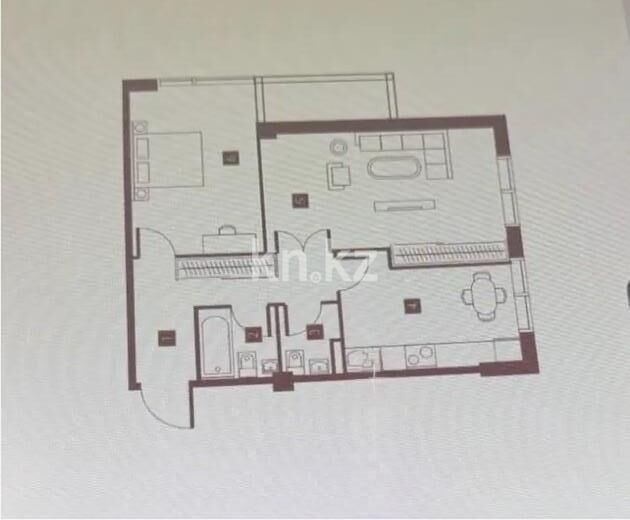 Продажа 2-комнатной квартиры, 50.2 м² - Продажа квартир в Казахстане - страница 151 фото 1 из 1