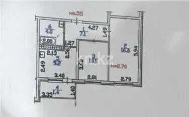 Продажа 2-комнатной квартиры, 48.4 м² - Продажа квартир в новостройках Алматы - страница 26 фото 1 из 1