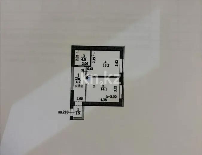 Продажа 1-комнатной квартиры, 40.6 м² - Продажа однокомнатных квартир в р-не Сарайшык Астаны - страница 22 фото 1 из 1