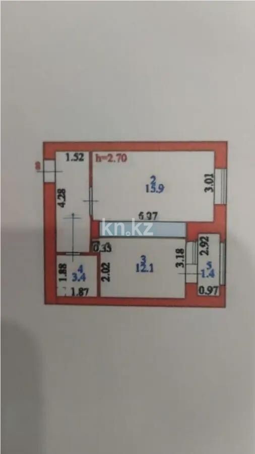 Продажа 1-комнатной квартиры, 39 м² - Продажа однокомнатных квартир в р-не Нура Астаны - страница 27 фото 1 из 1