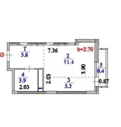 Продажа 1-комнатной квартиры, 27 м² - Продажа земельных участков в Кокшетау фото 4 из 4