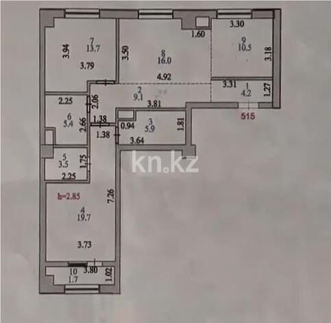 Продажа 3-комнатной квартиры, 90 м² - Продажа трехкомнатных квартир в блочном доме в Казахстане - страница 24 фото 6 из 6