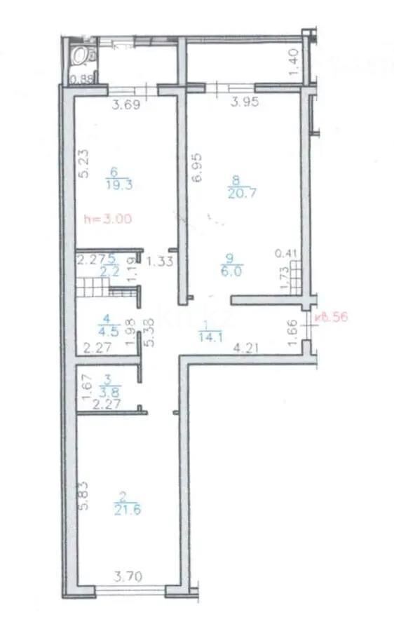Продажа 3-комнатной квартиры, 100 м² - Продажа трехкомнатных квартир в Бостандыкском р-не Алматы - страница 26 фото 1 из 1