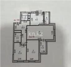 Продажа 3-комнатной квартиры, 77 м² - Продажа трехкомнатных квартир в монолитно-каркасном доме в Казахстане - страница 80 фото 9 из 9