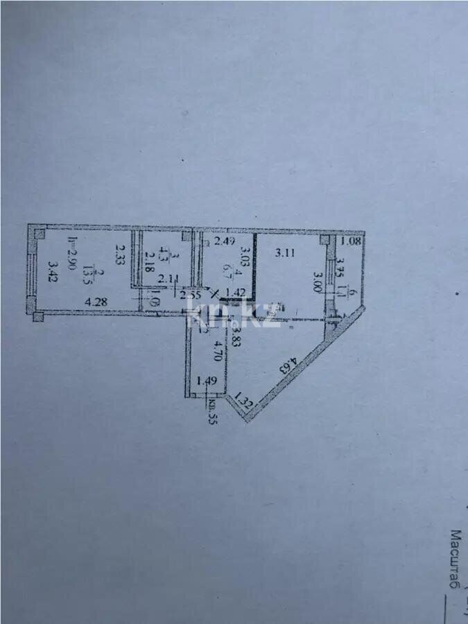 Продажа 2-комнатной квартиры, 58 м² - Продажа квартир в Казахстане - страница 12 фото 4 из 4